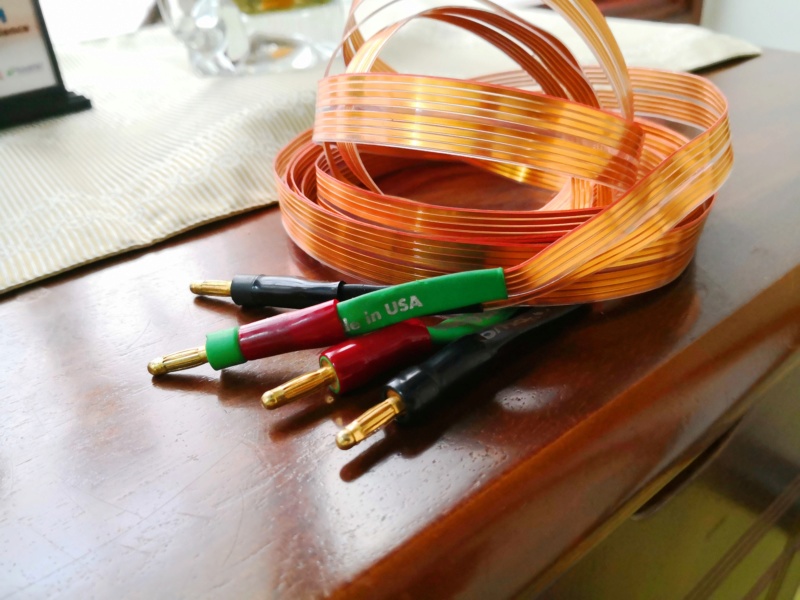 Nordost Flatline speaker cables 3m pair Img_2011