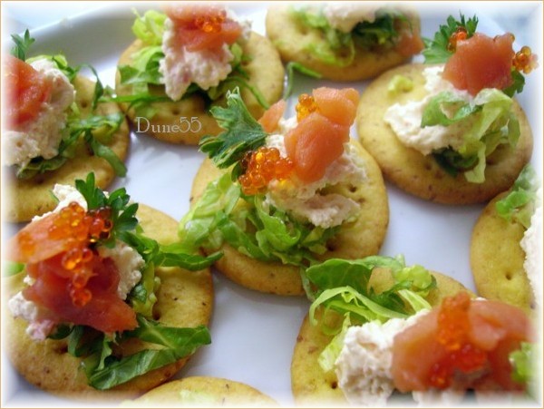 Hors-d'oeuvres : petites toasts et bouchées Pict4810