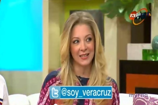2012-03-30: Edith en Venga la Alegría hablando de "Soy Veracruz" Captur26