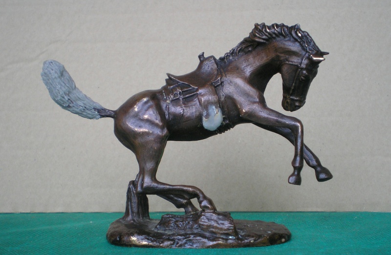 Cowboy zu Pferd mit Lasso - Umbau in der Figurengröße 7 cm 139c2b10