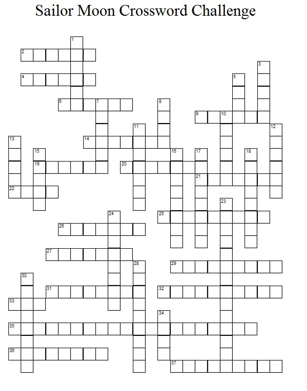 A Miscellaneous Sailor Moon Crossword [WITH ANSWERS] Sailor11