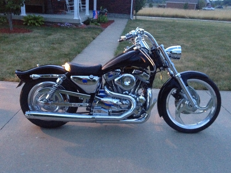 FOR SALE His And hers Harley Davidson Sportsters Huggers Photo813