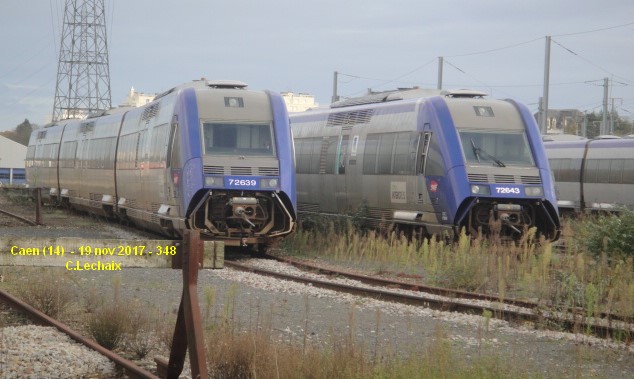 X 72500 en gare de Caen Caen_x10