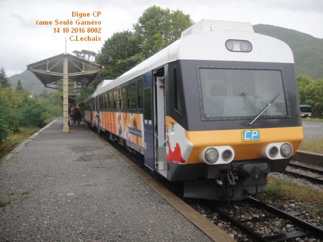 Autorail Soulé Garnéro Chemins de fer de la Provence  Digne_10