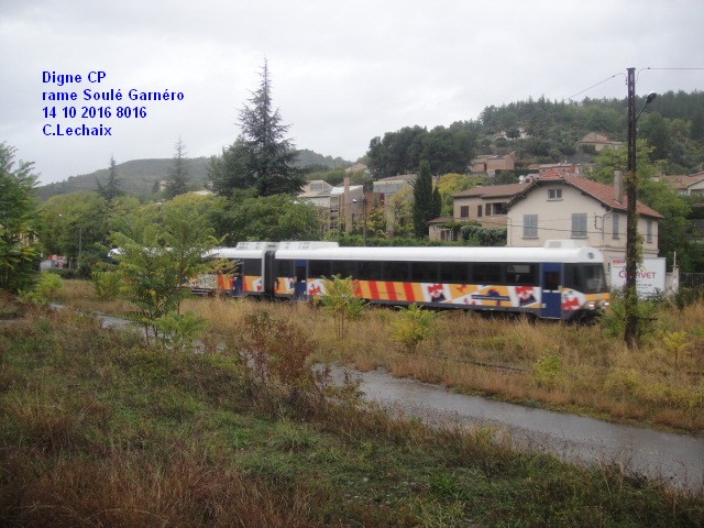 Autorail Soulé Garnéro Chemins de fer de la Provence  Digne_11