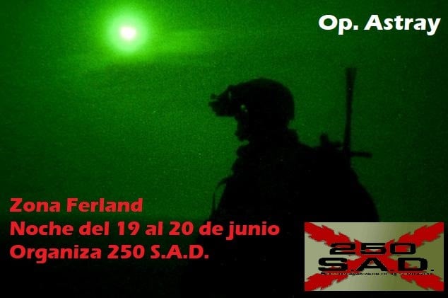 Op. Astray. 19-20 Junio invitación 250SAD  19798210