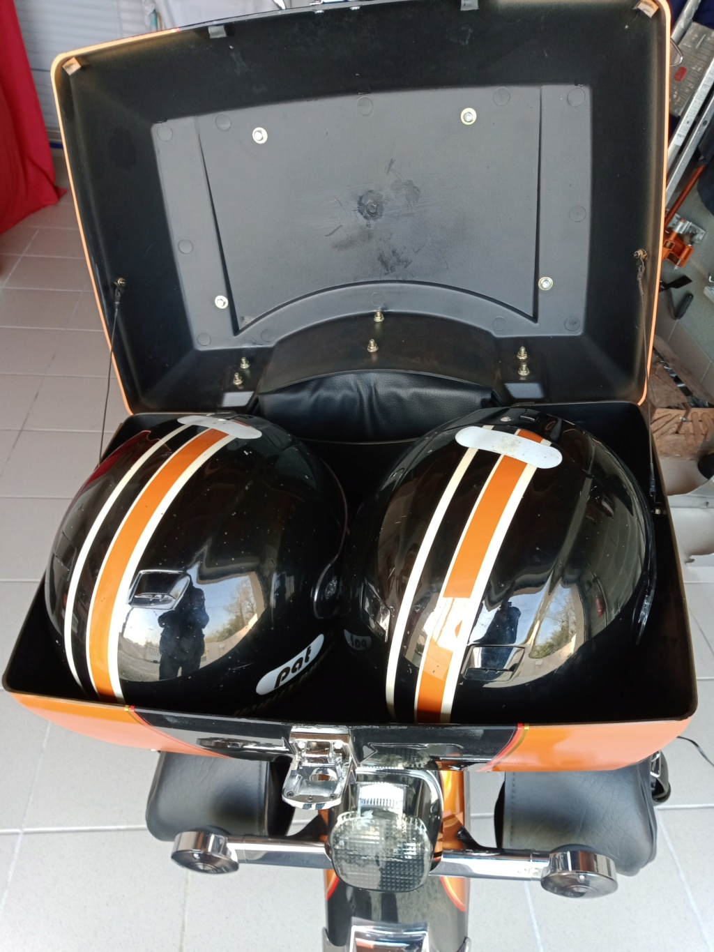 tour pack softail heritage  Casque10