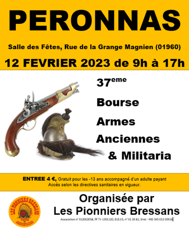 Bourse aux armes de Peronnas le 12 février 2023 de 9h à 17h Bourse10