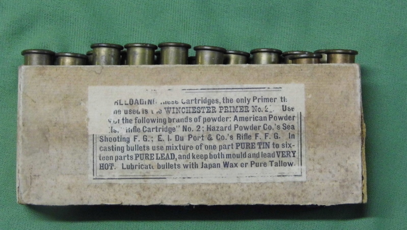 Winchester 1886 calibre 40-82 année 1890, la munition, les dioptres, les accessoires, les variantes... Winch414