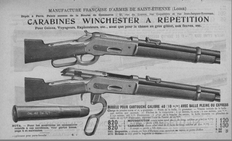 Winchester 1886 calibre 40-82 année 1890, la munition, les dioptres, les accessoires, les variantes... Winch_17