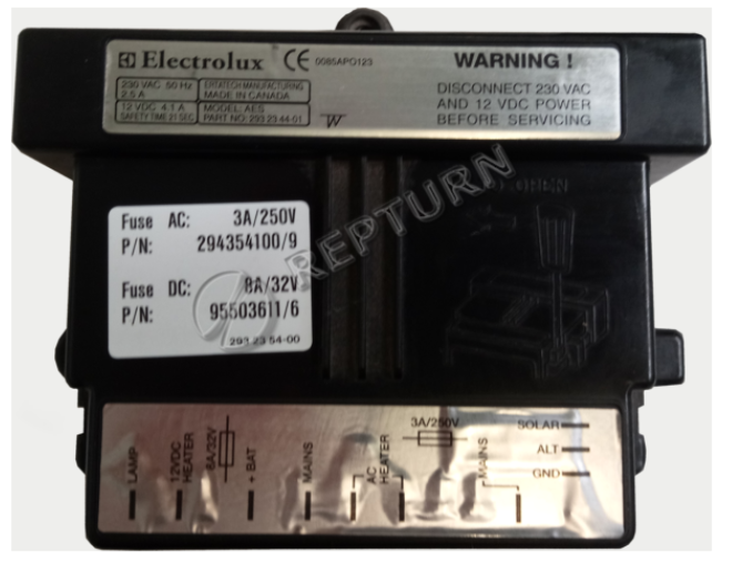 Réparation carte électronique Dometic Electrolux AES FRIGO RM6405 Reptur10