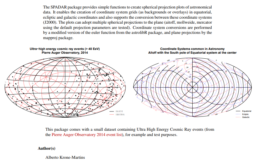 Chemometrics and Computational Physics (R package by Katherine Mulllen at UCLA) Spadar10