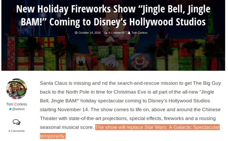 Organisation DisneyWorld en Novembre - Page 4 Show10