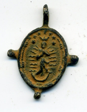 Anunciación / Inmaculada Concepción (pezuelada), S. XVII Rev01713