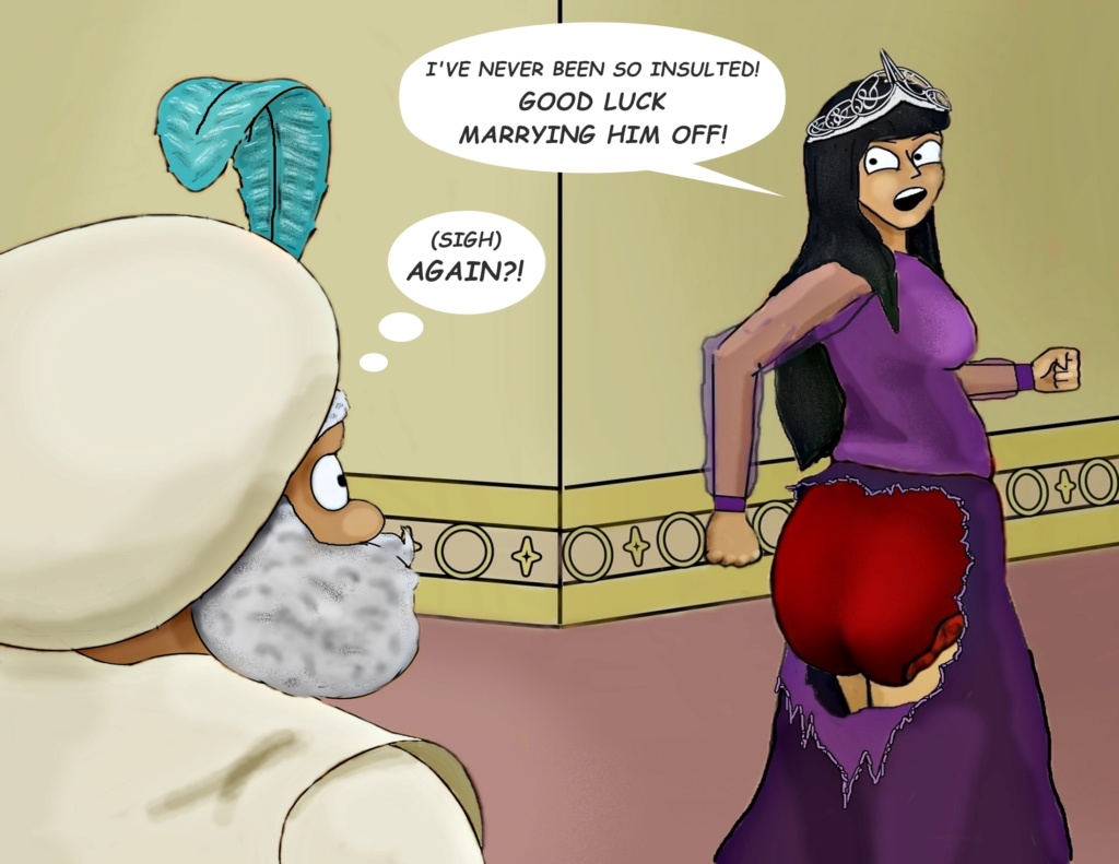 (Artwork) "Good Luck Marrying Him Off!" - Aladdin Gender-Swapped Scene Good_l10