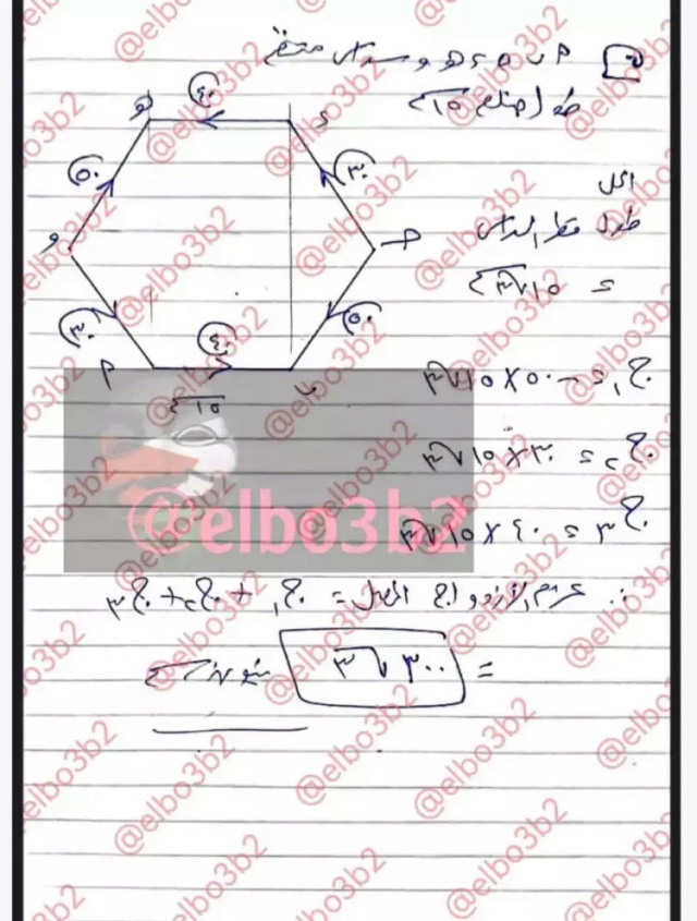 امتحان - إجابة امتحان الاستاتيكا للثانوية الأزهرية 2024 1_202416