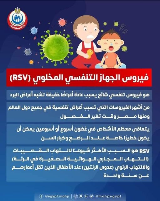 فيروس الجهاز التنفسي المخلوي فى الأطفال (RSV) respiratory syncytial virus 31575110