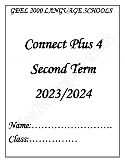 مذكرة كونكت بلس رابعة ابتدائي ترم ثانى 2024 PDF  Scree332