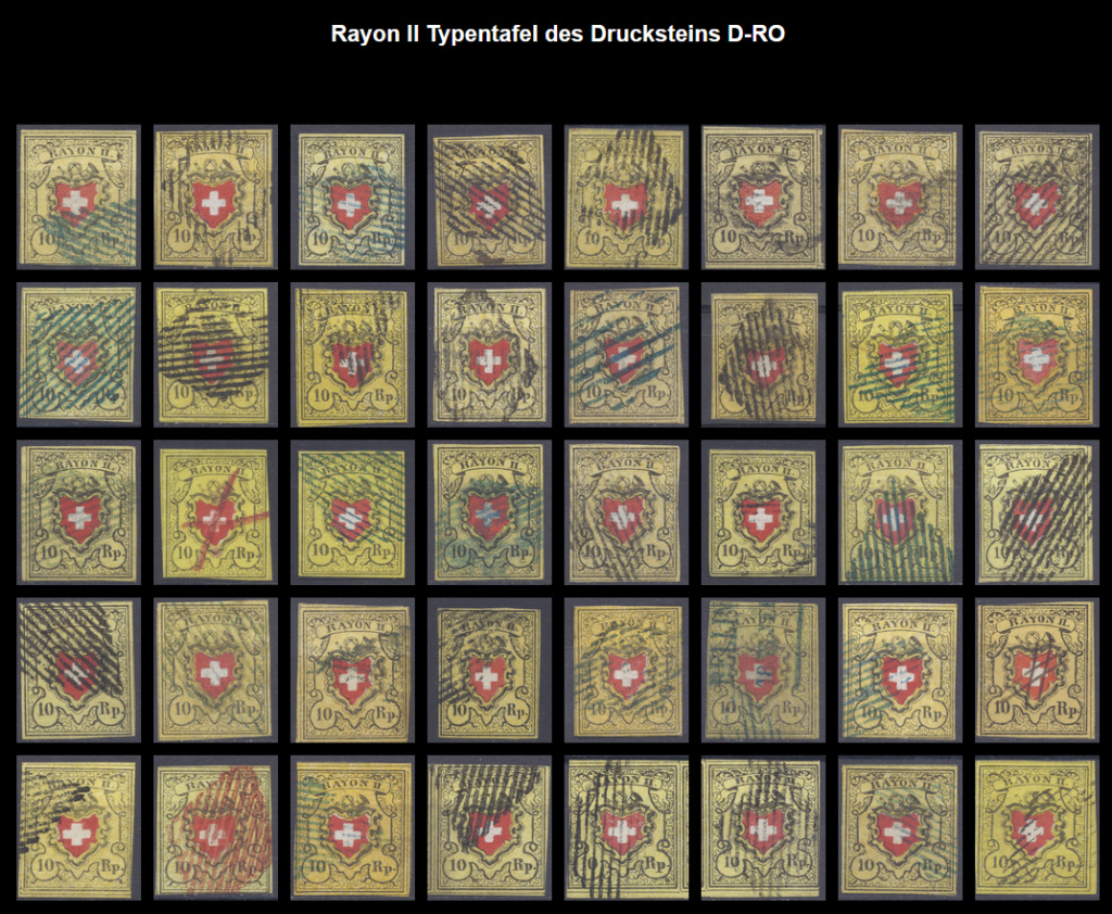 Typentafel Rayon II, Stein D D-ro10