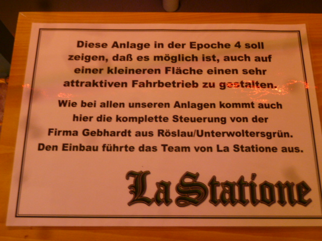 Besuch in Speichersdorf, La Statione. Teil 3 P1120029