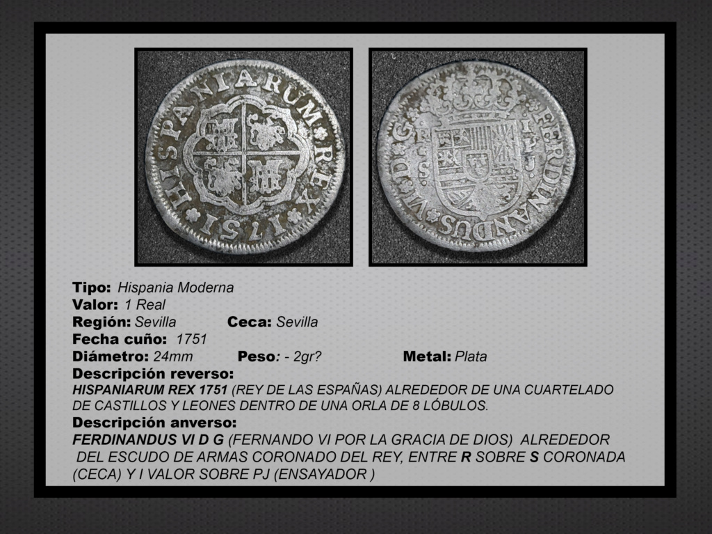 1 Real Plata - Fernando VI - 1751 1real_10