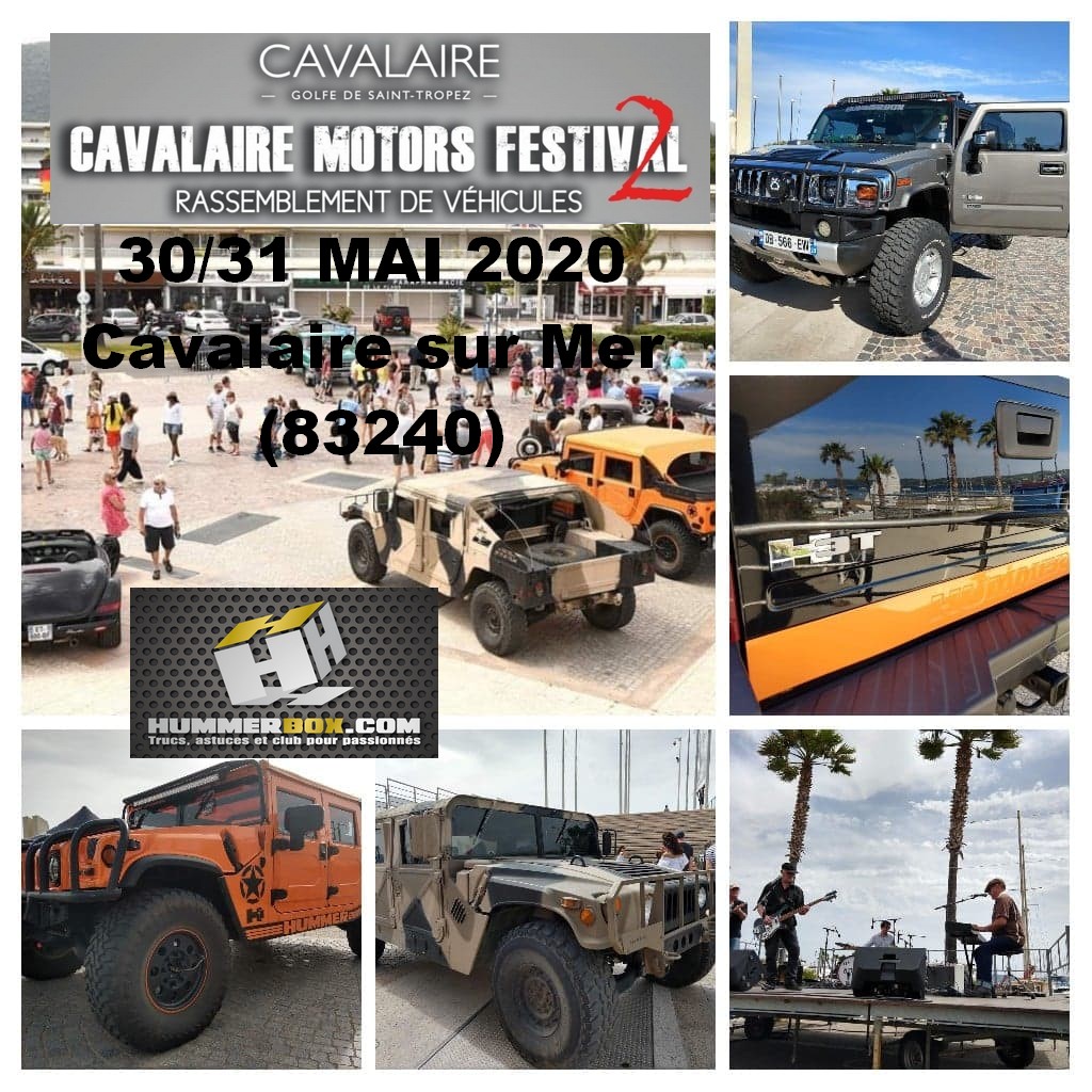 Cavalaire Motors Festival II les 30 et 31 Mai 2020 à Cavalaire sur Mer (83240) avec le Club Hummerbox 84291610