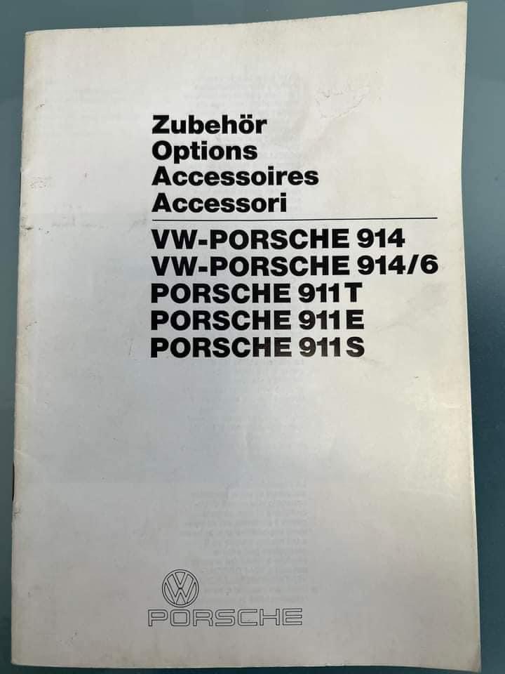Accessoires Porsche 914 1970 5ec27510