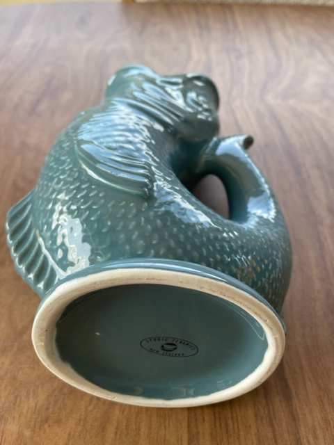blue - Studio Ceramics blue glug jug Img_0413