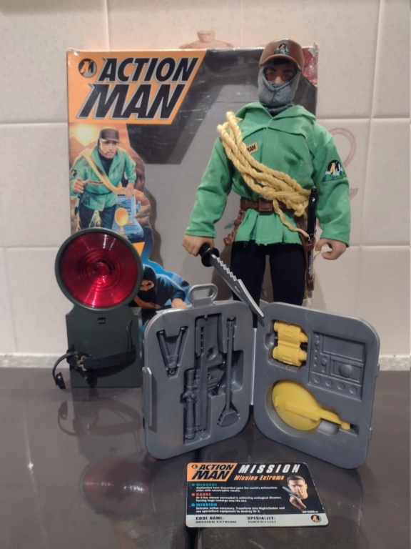 New'ish bought geyper man Morse Code flash transmitter and mam mission extreme figure I've had a long time & thought I would mix match for the photo's  Img_1015
