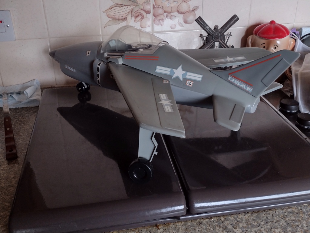 Some new arrivals that I am super happy with: Cherilea Strike Force Eagle Jet Img_1080