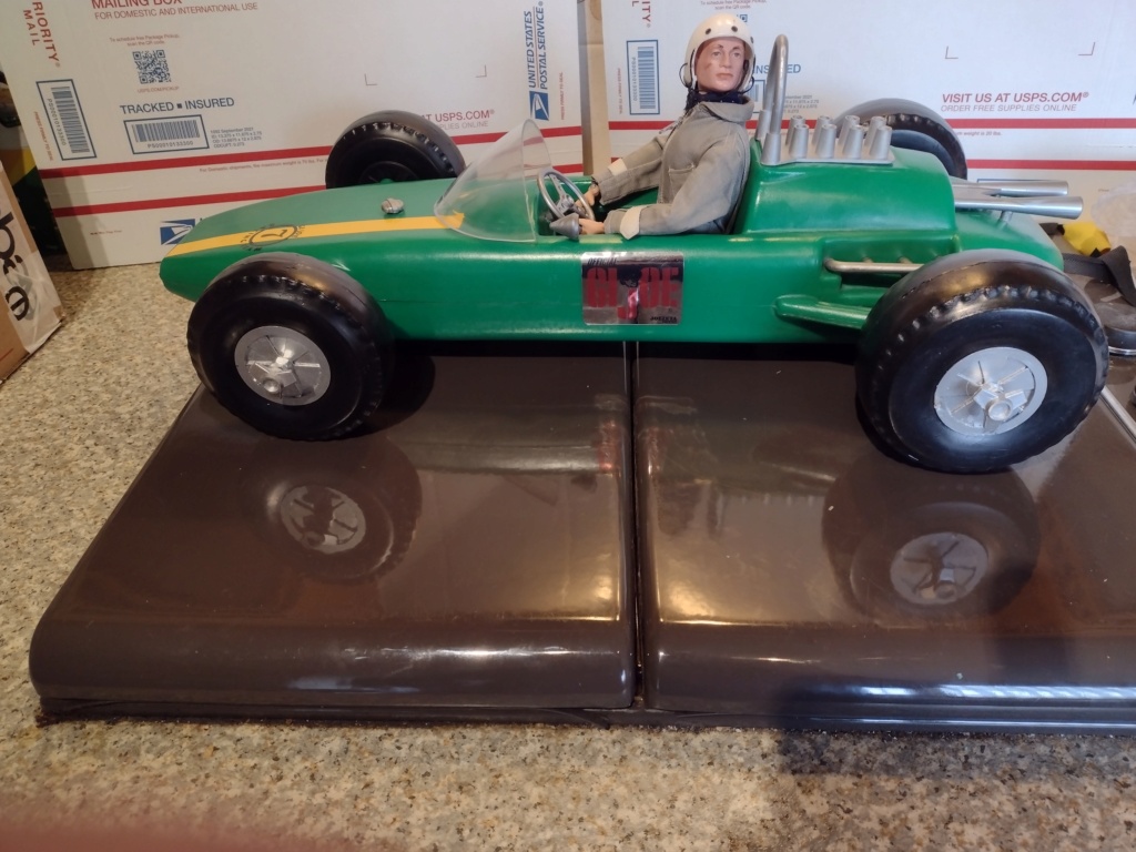 My vintage action man Lotus Racing Car Team  Img_2050