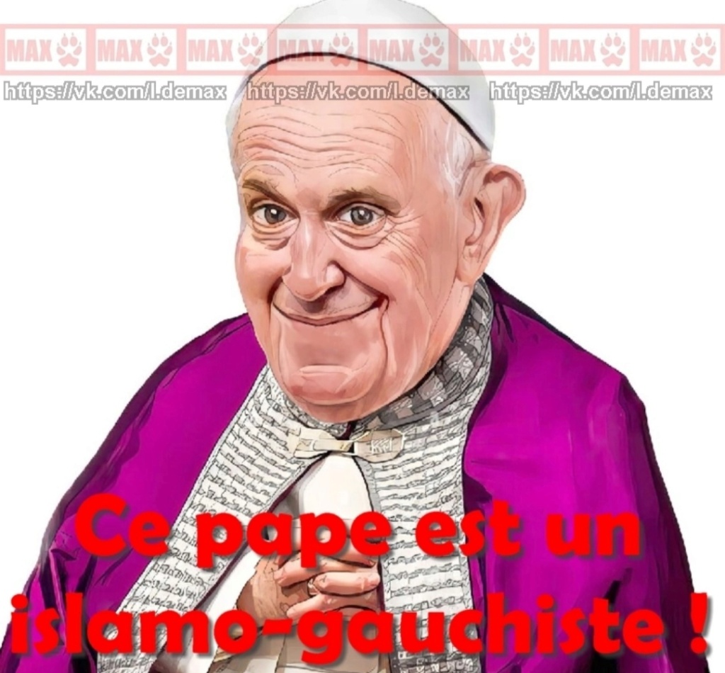LE PAPE FRANÇOIS S'INQUIÈTE D'UNE POSSIBLE ÉLECTION DE MARINE LE PEN, QUI LUI RÉPOND Img_2374
