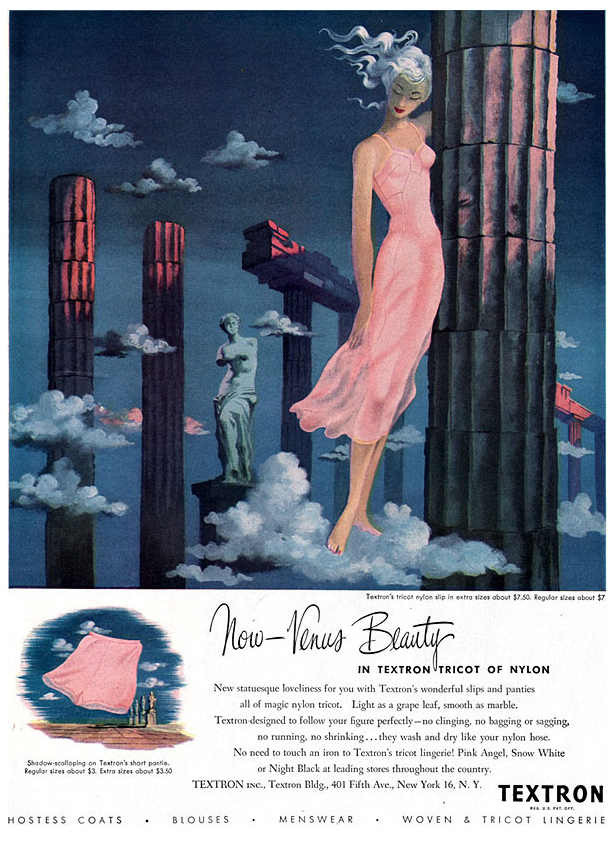 Beautiful Textron slips - 1940's ads Textro11