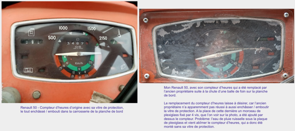 Changement de la planche de bord sur un Renault 50 Renaul10