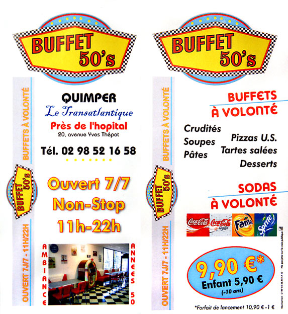 NEW ! Un BUFFET 50s' à Quimper ! - Le bar du forum - AutoPassion