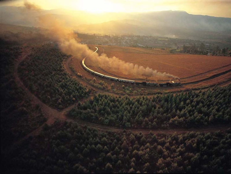 le train bleu en Afrique du sud Bluetr38