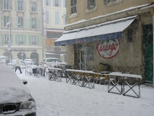 Marseille sous la neige le 6 janvier 2009 Marsei22