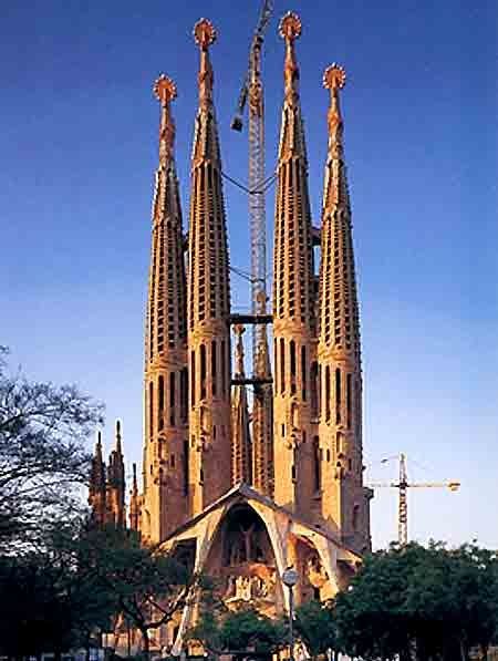 Espagne, La Sagrada Familia, la cathédrale des anges Sagrad12