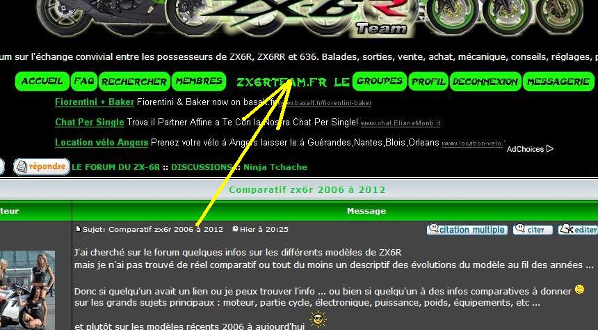 Comparatif zx6r 2006 à 2012 Forum10