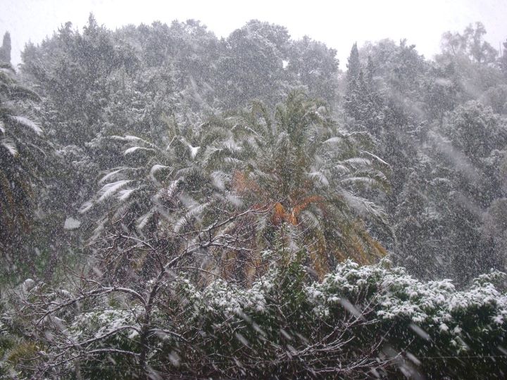 La neige en Tunisie Kef-so11