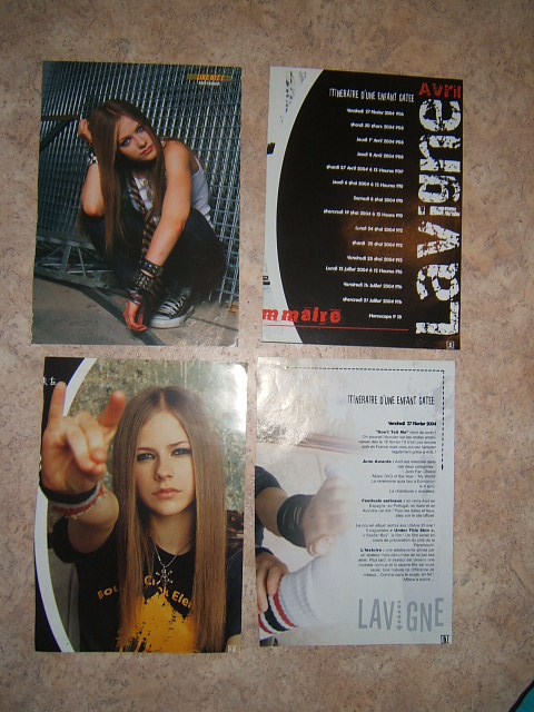 Poster & autres Evanescence, Kyo, H. duff, A.Lavigne / + LIVRES Dscf4027