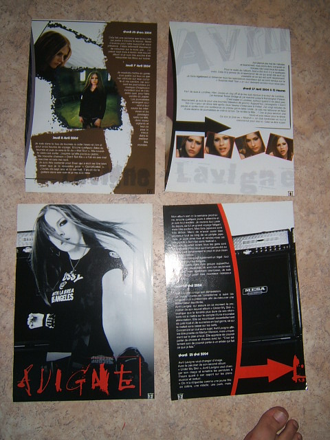 Poster & autres Evanescence, Kyo, H. duff, A.Lavigne / + LIVRES Dscf4029