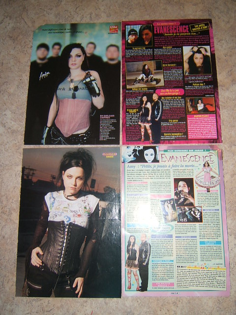 Poster & autres Evanescence, Kyo, H. duff, A.Lavigne / + LIVRES Dscf4036