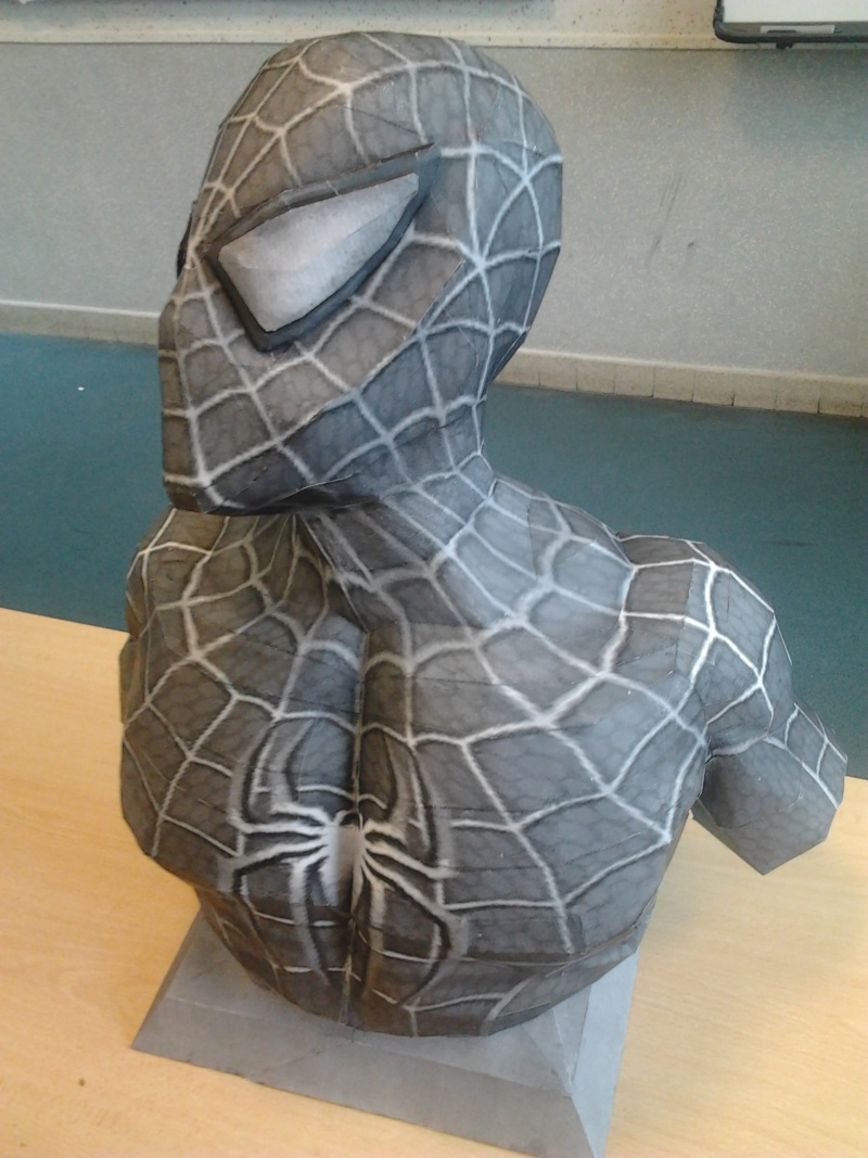 buste de dark spiderman life size Photo262