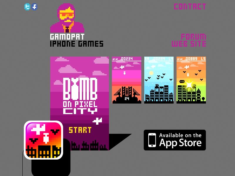 BOMB ON PIXEL CITY, Le premier jeu Gamopat ! Bomb_o11