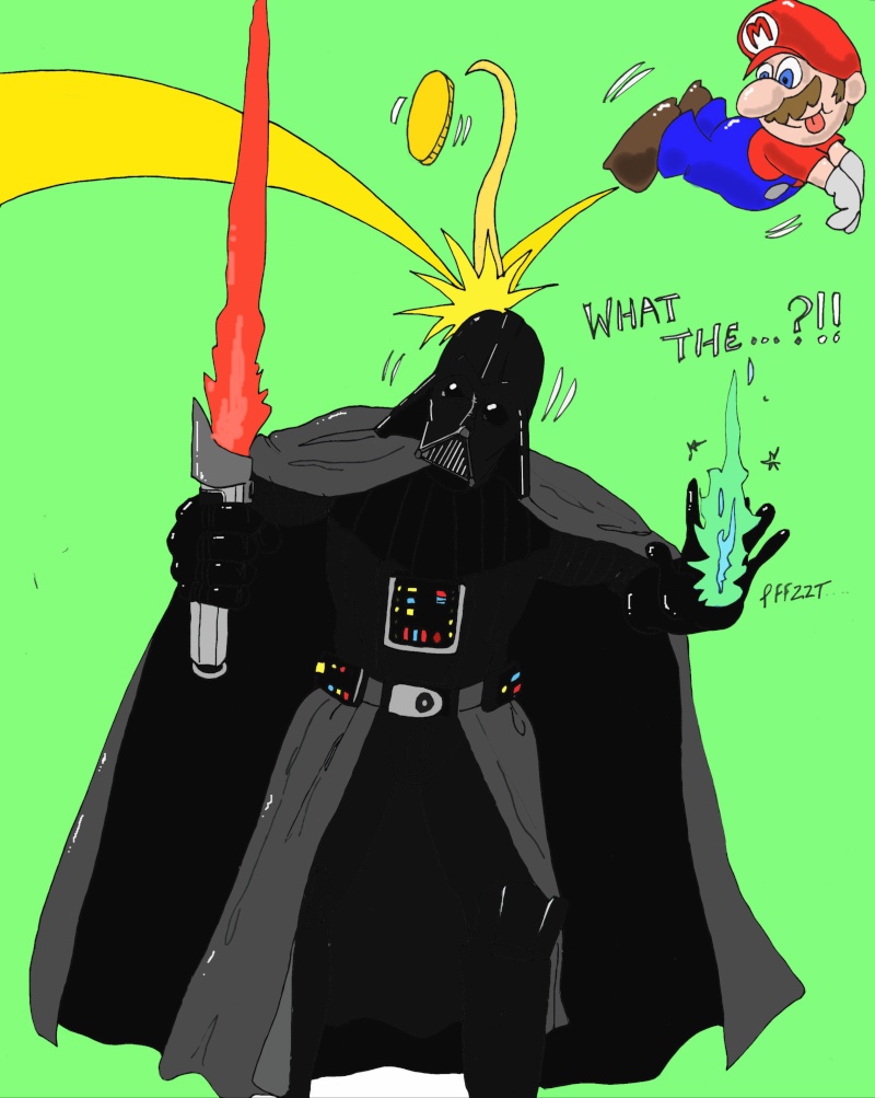 Darth Vader battles Mario Darth_22