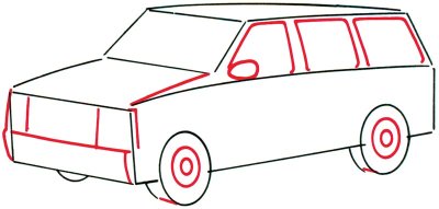 Comment dessiner un Minivan How-to11