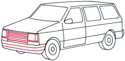 Comment dessiner un Minivan How-to13