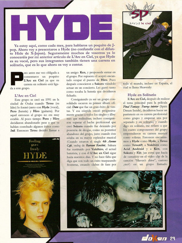 Magazine Español > Dokan > Hyde et un peu Laruku 210