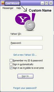 Change Yahoo Messenger's Title Bar Text Edited10